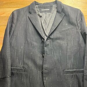John Varvatos Collection Black Slim Fit Bowie Jacket sz 54, USA 44